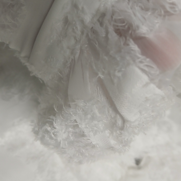 Elegant White Long Sleeve Lace Dress - Picture 5 of 8